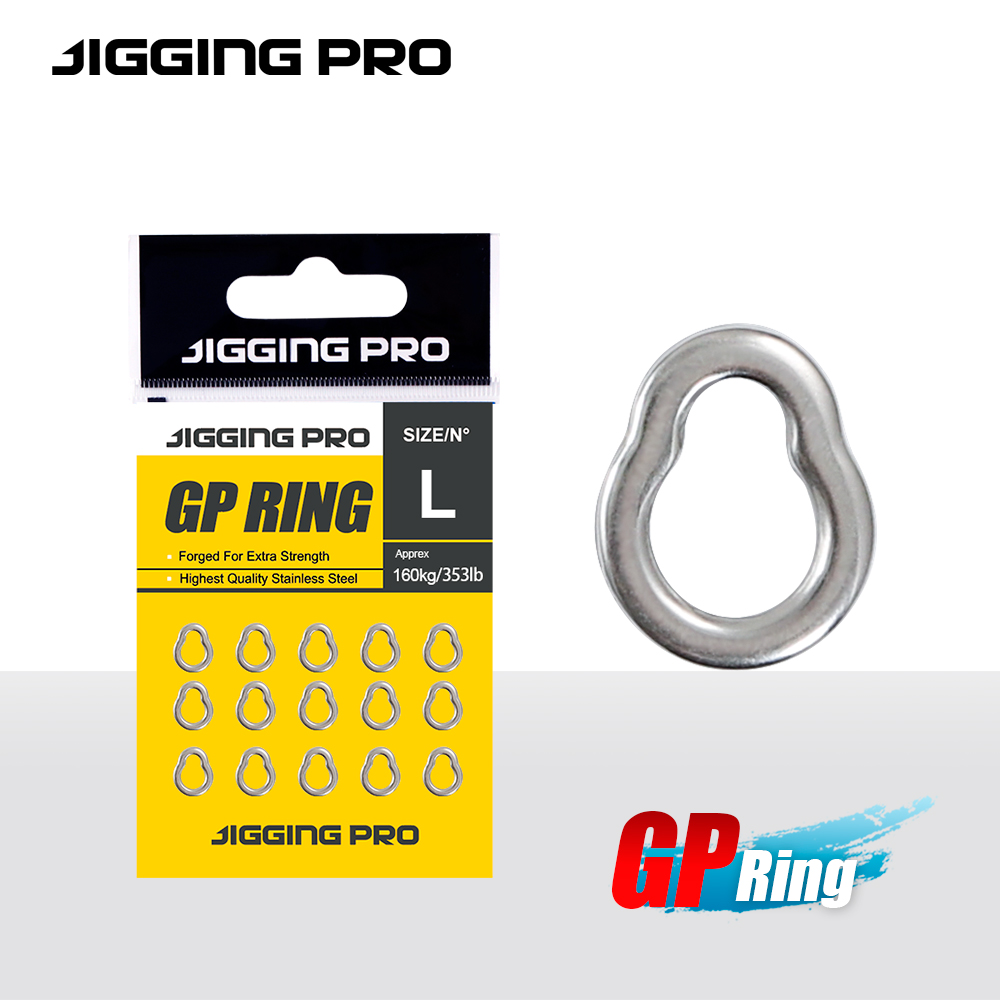 Fishing Equipment For Beginners - JIGGING PRO 15-teiliges GP Solid Ring