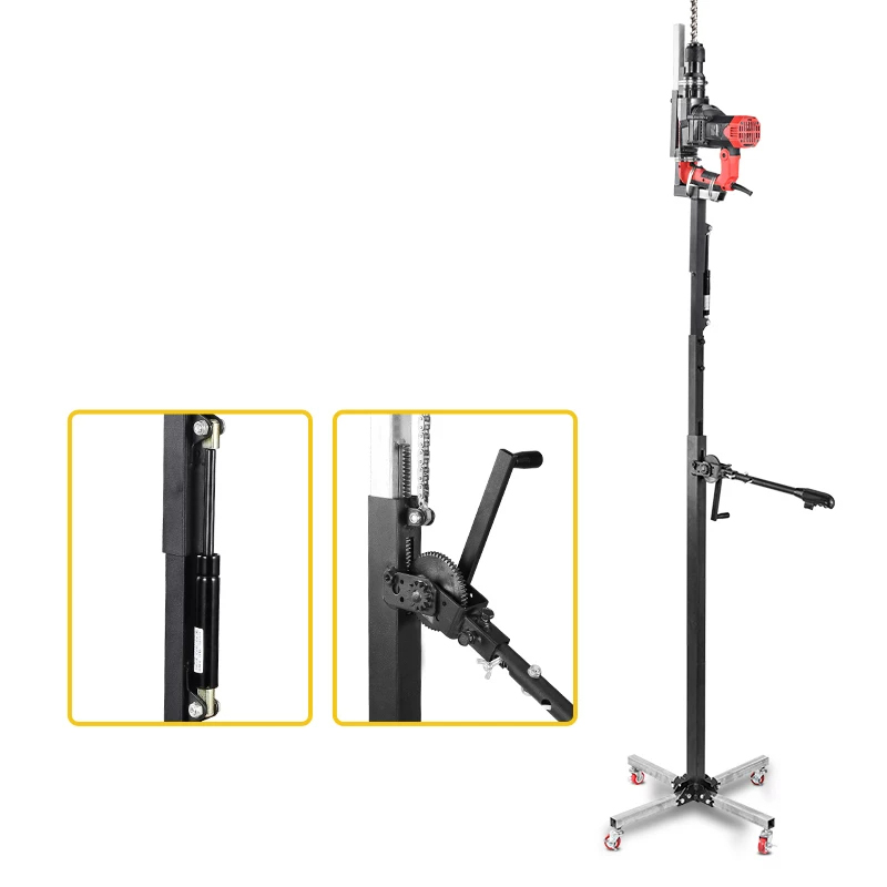 Telescopic Fishing Rod - Elektrischer Hammer-Hebeständer, hydraulischer Teleskop-Verstärkungshalter, Deckenbohrstützstange, Schlagbohrer,