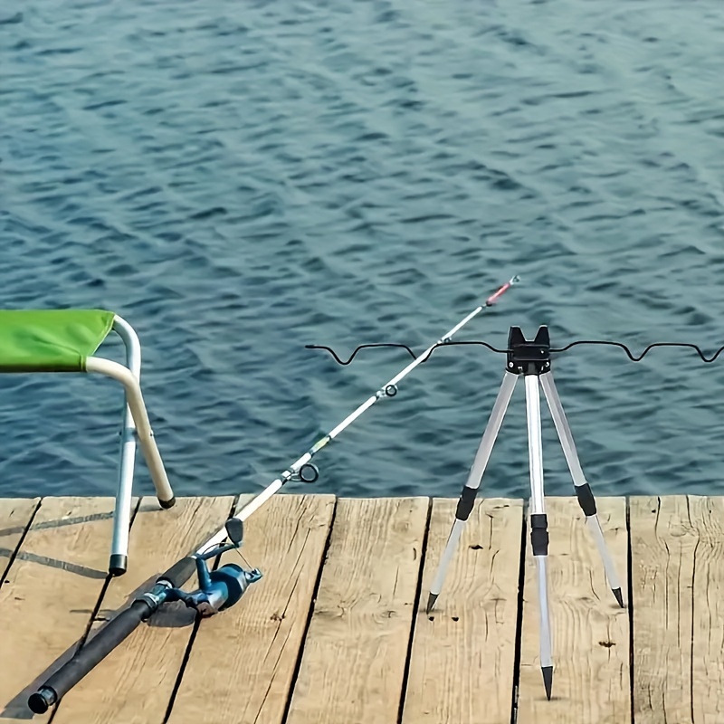 Telescopic Fishing Rod - 1Pcs Teleskop Aluminium Legierung Halter Für
