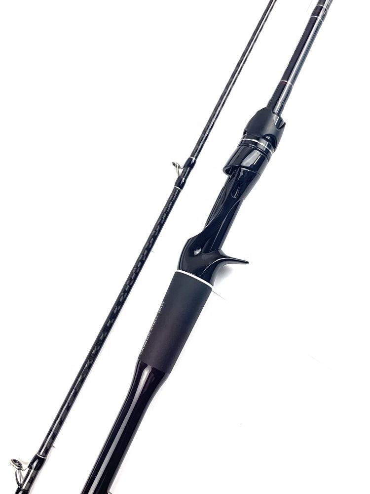 Telescopic Fishing Rod - Angelrute für Boote, Superharte Salzwasser-Kohlefaser-Teleskopstange, 2,08m