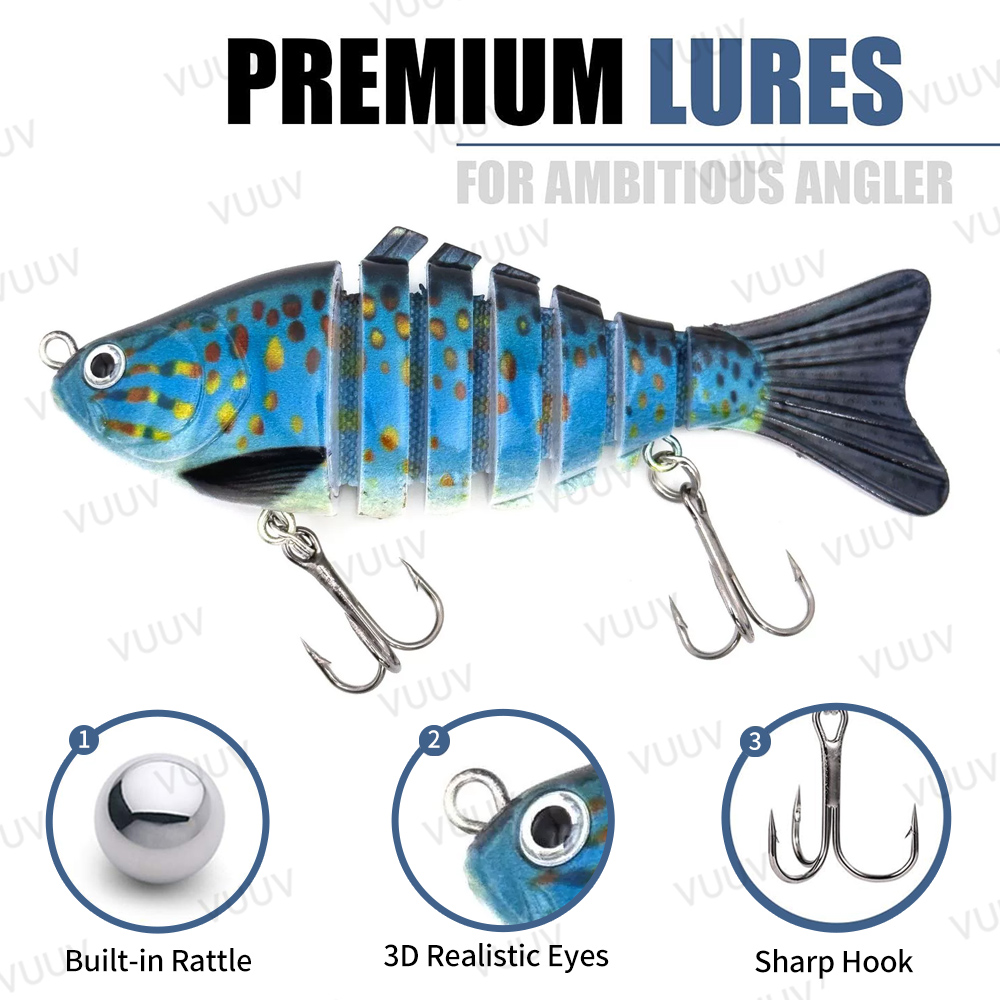 10 Stück Multi-Joint Swimbait  – Fishing Equipment For Trout Bewertung und Preis