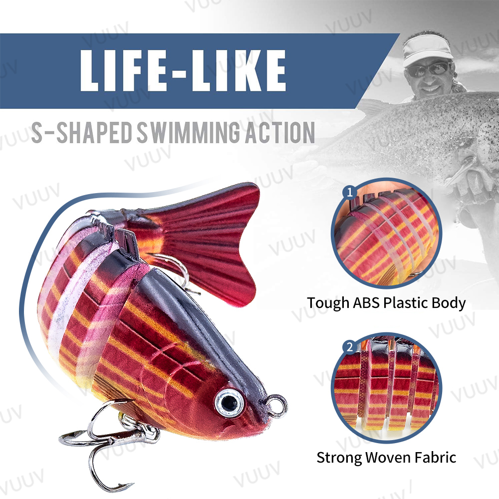 10 Stück Multi-Joint Swimbait  – Fishing Equipment For Trout Bewertung und Preis