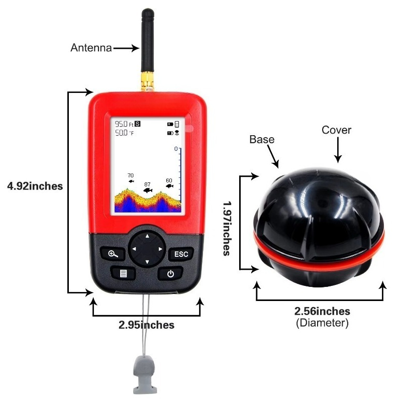 Neuer Fischfinder mit Tiefener – Fishing Equipment Manufacturers Bewertung und Preis
