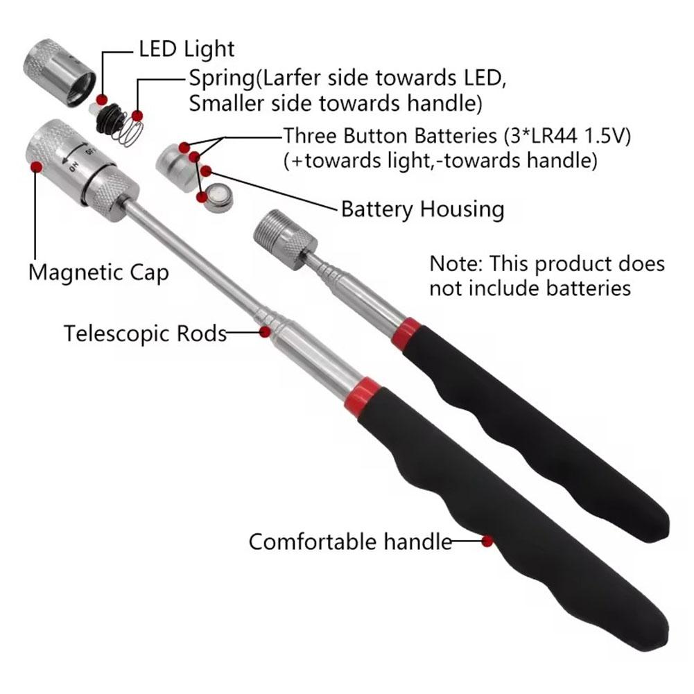 Teleskopischer Magnetstift mit – Telescopic Fishing Rod Bewertung und Preis