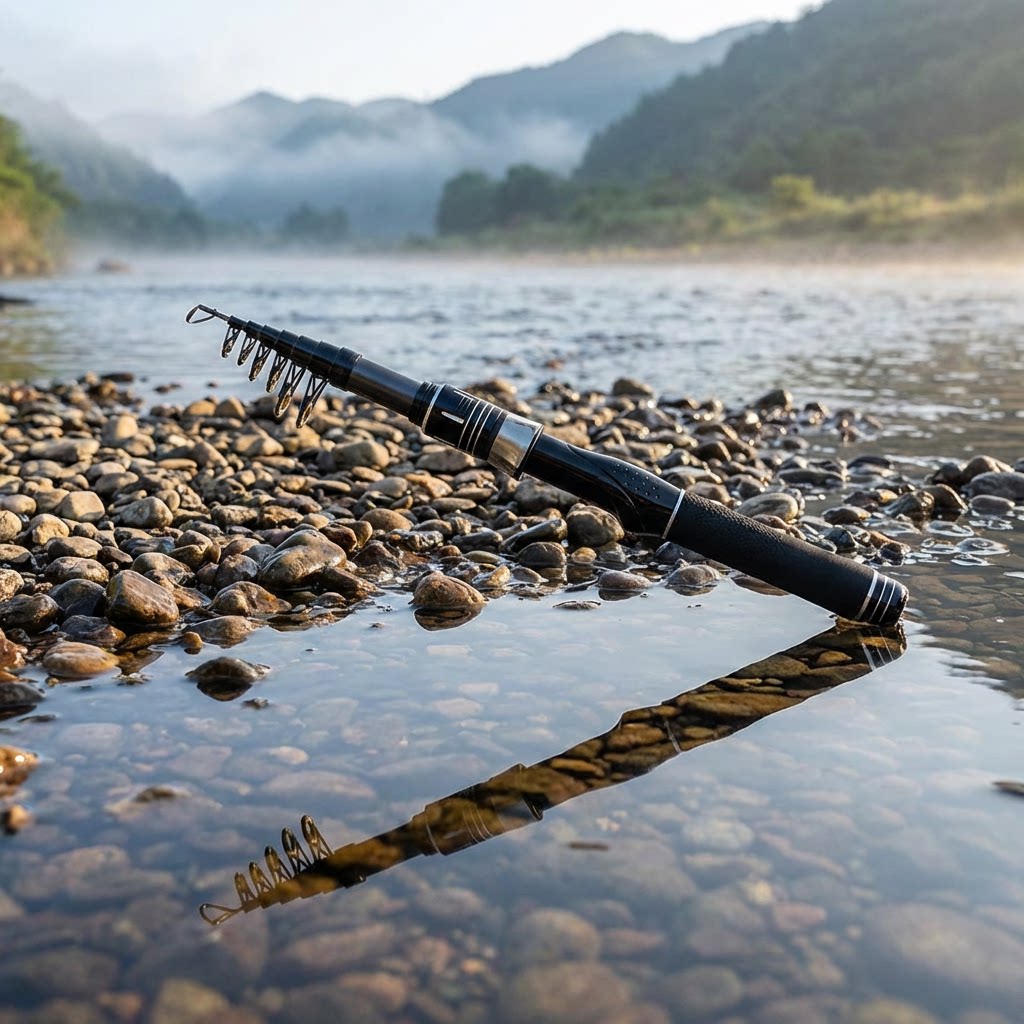 Ultraleichte Teleskop-Kohlefas – Telescopic Fishing Rod Bewertung und Preis