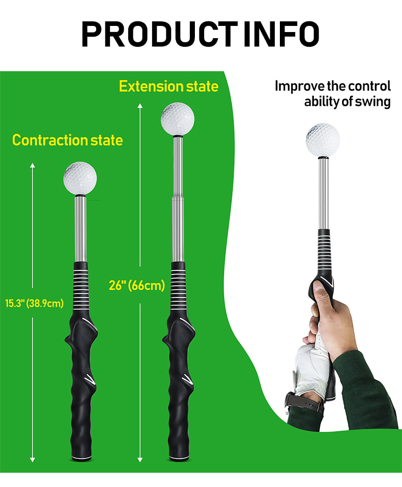 Golf-Teleskop-Schwungtrainer,  – Telescopic Fishing Rod Bewertung und Preis