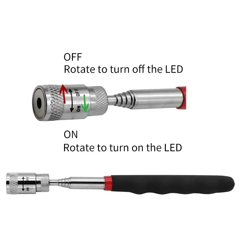 Teleskop-Magnetstift mit LED-L – Telescopic Fishing Rod Bewertung und Preis