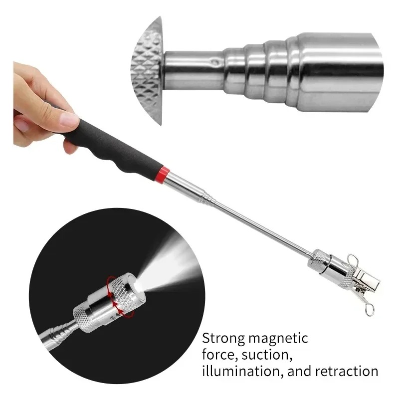 Teleskop-Magnetstift mit LED-L – Telescopic Fishing Rod Bewertung und Preis